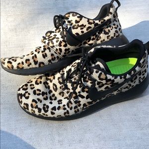 Custom Leopard Nike ID Shoes